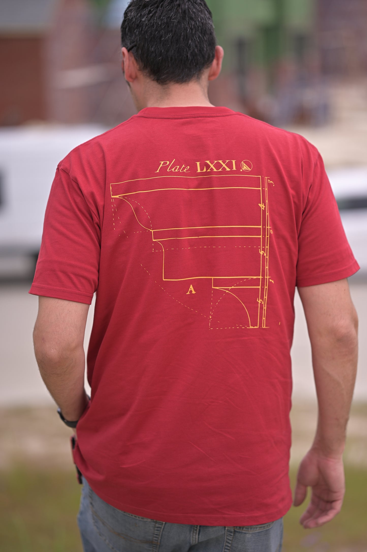 Divine Proportions T - Cardinal Red