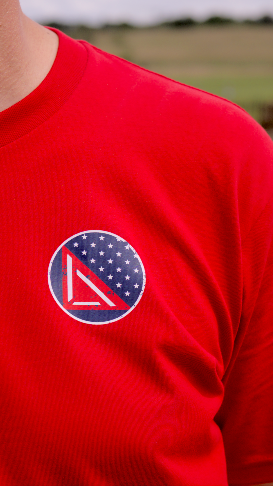 Squared America 250 Year T - Classic Red